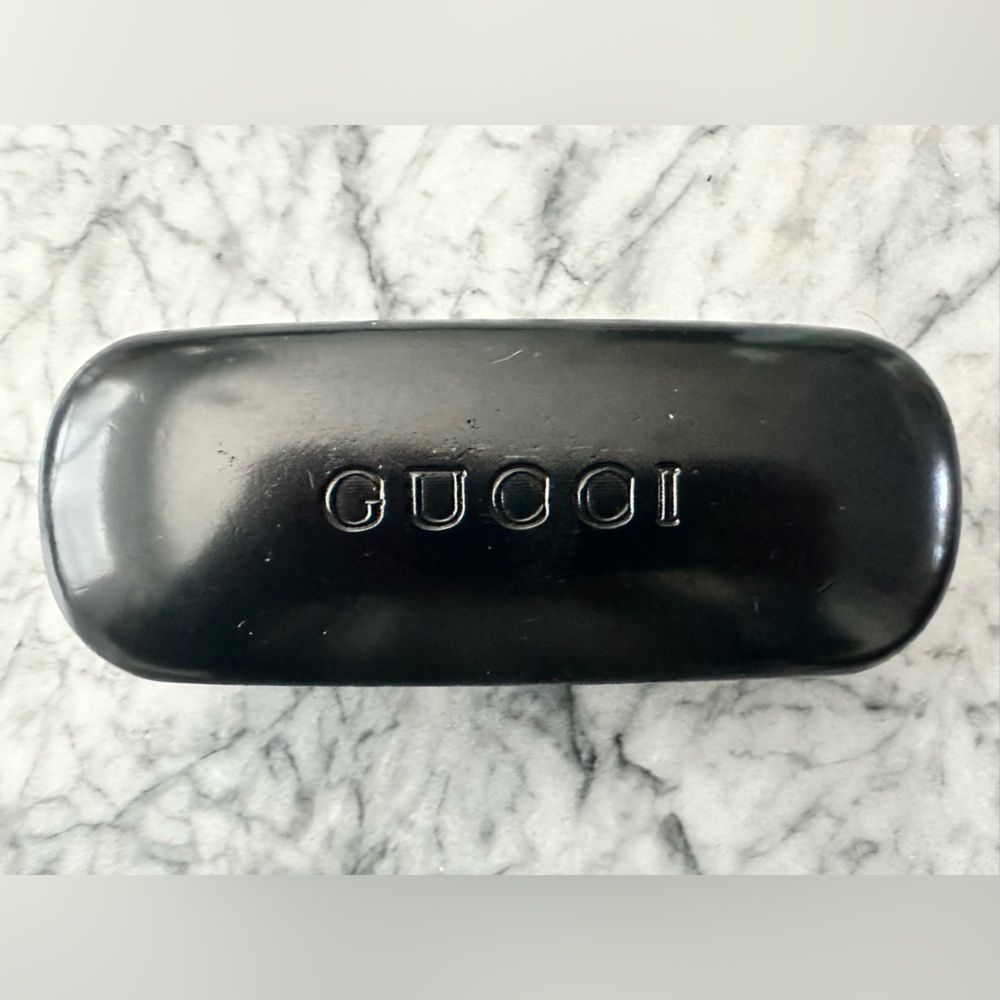 Gucci Glossy Hard Shell Eyeglass or Sunglass Case.